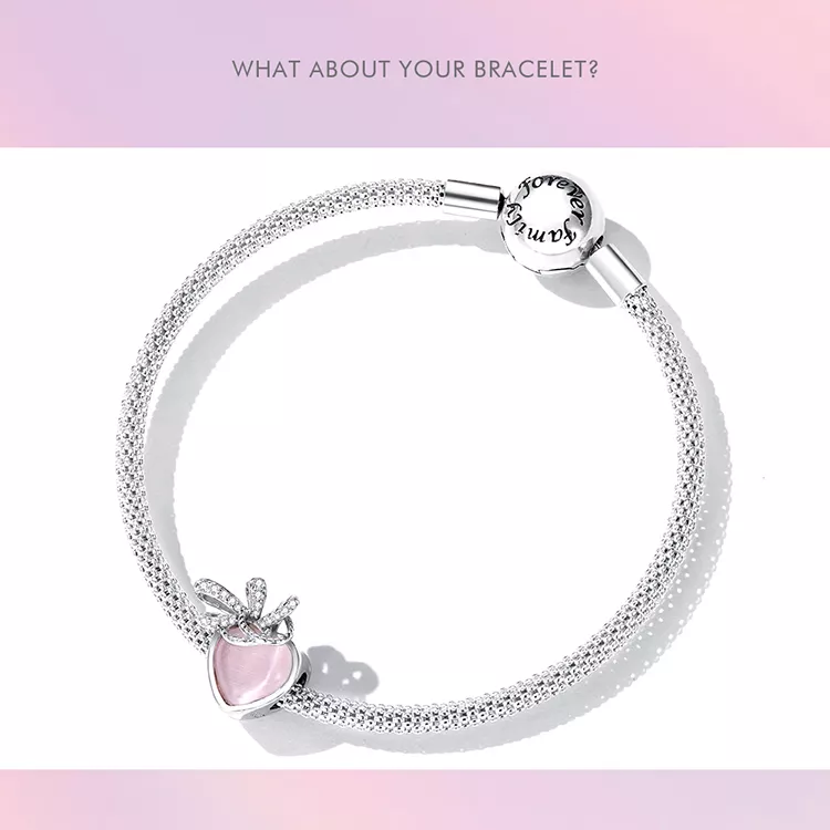 (immagine per) Charm tipo Pandora Cuore rosa - SCC2261 - Visualizza 8