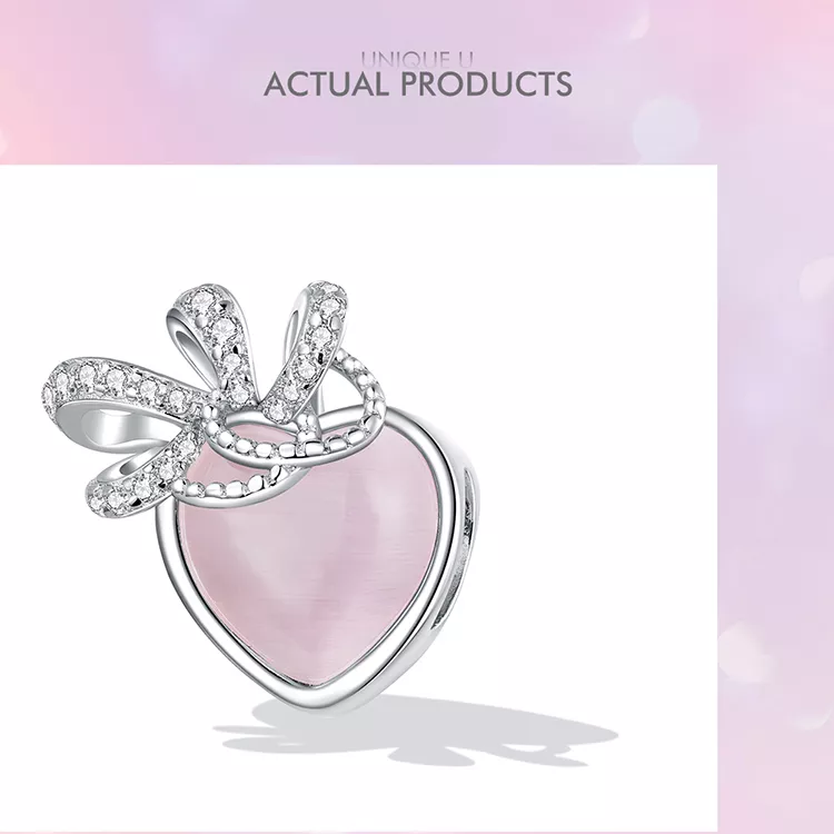 (immagine per) Charm tipo Pandora Cuore rosa - SCC2261 - Visualizza 9