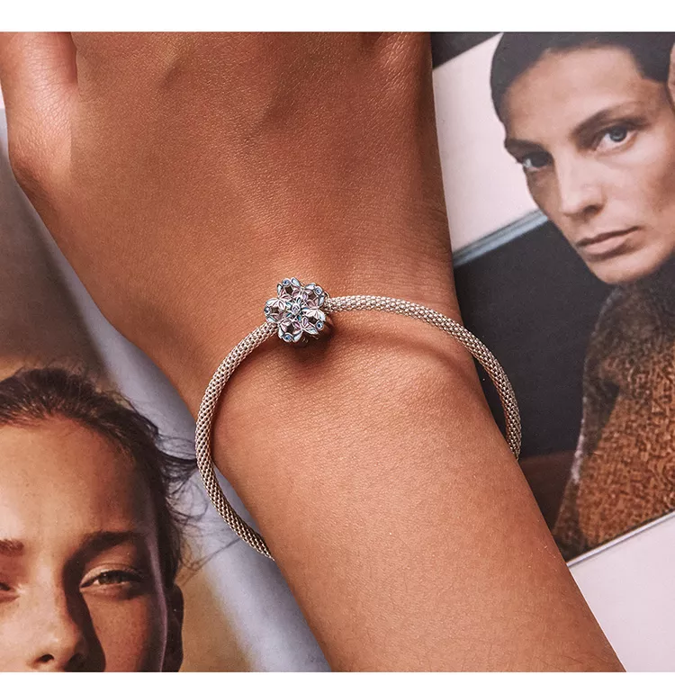 (immagine per) Charm tipo Pandora Delicata Farfalla - SCC2252 - Visualizza 9