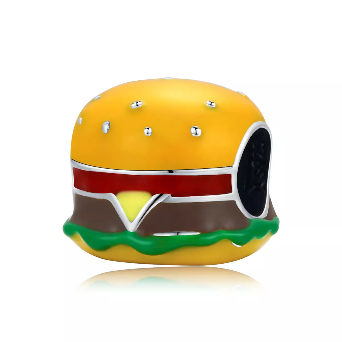 charm tipo pandora hamburger gourmet scc2014