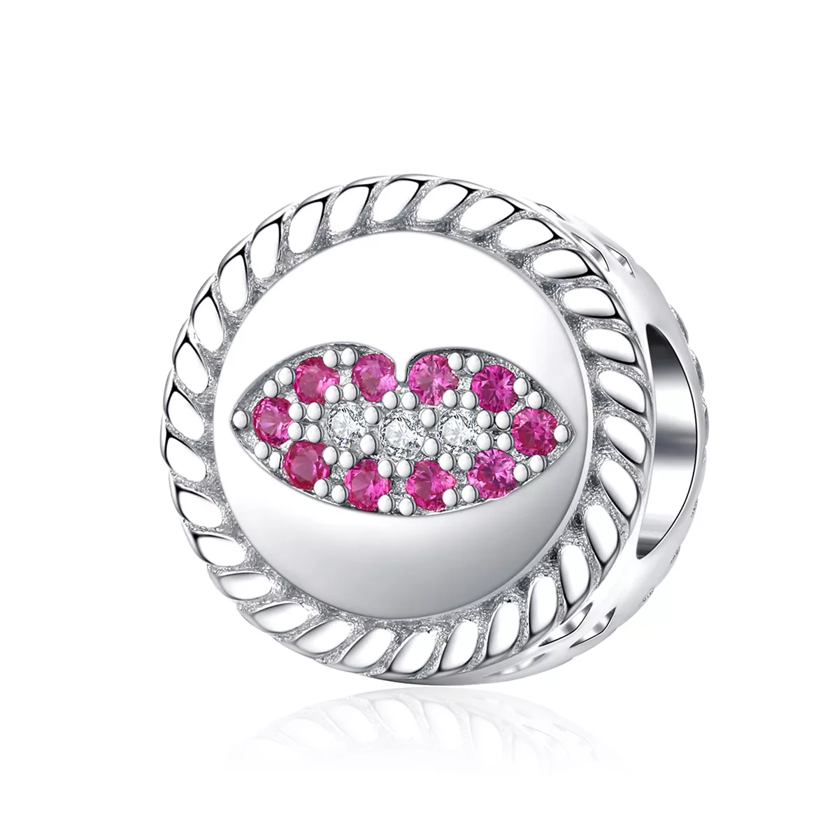 charm tipo pandora marchio d'amore scc1347