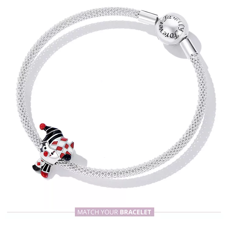 (immagine per) Charm tipo Pandora Pagliaccio del poker - SCC2237 - Visualizza 8