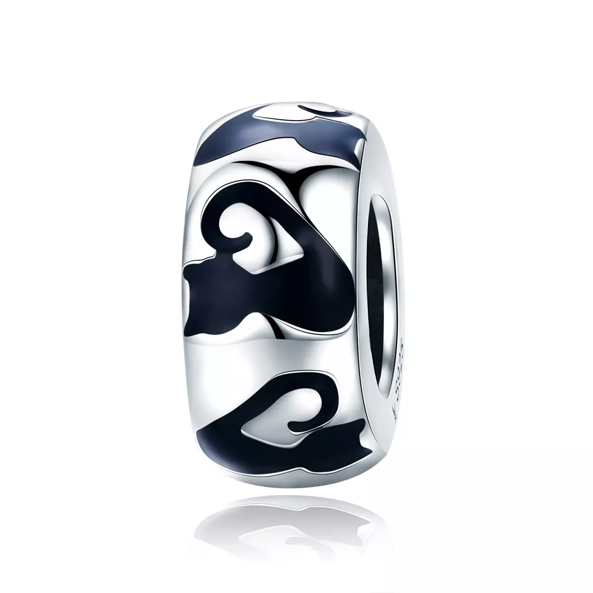 charm tipo pandora sagoma di gatto scc825