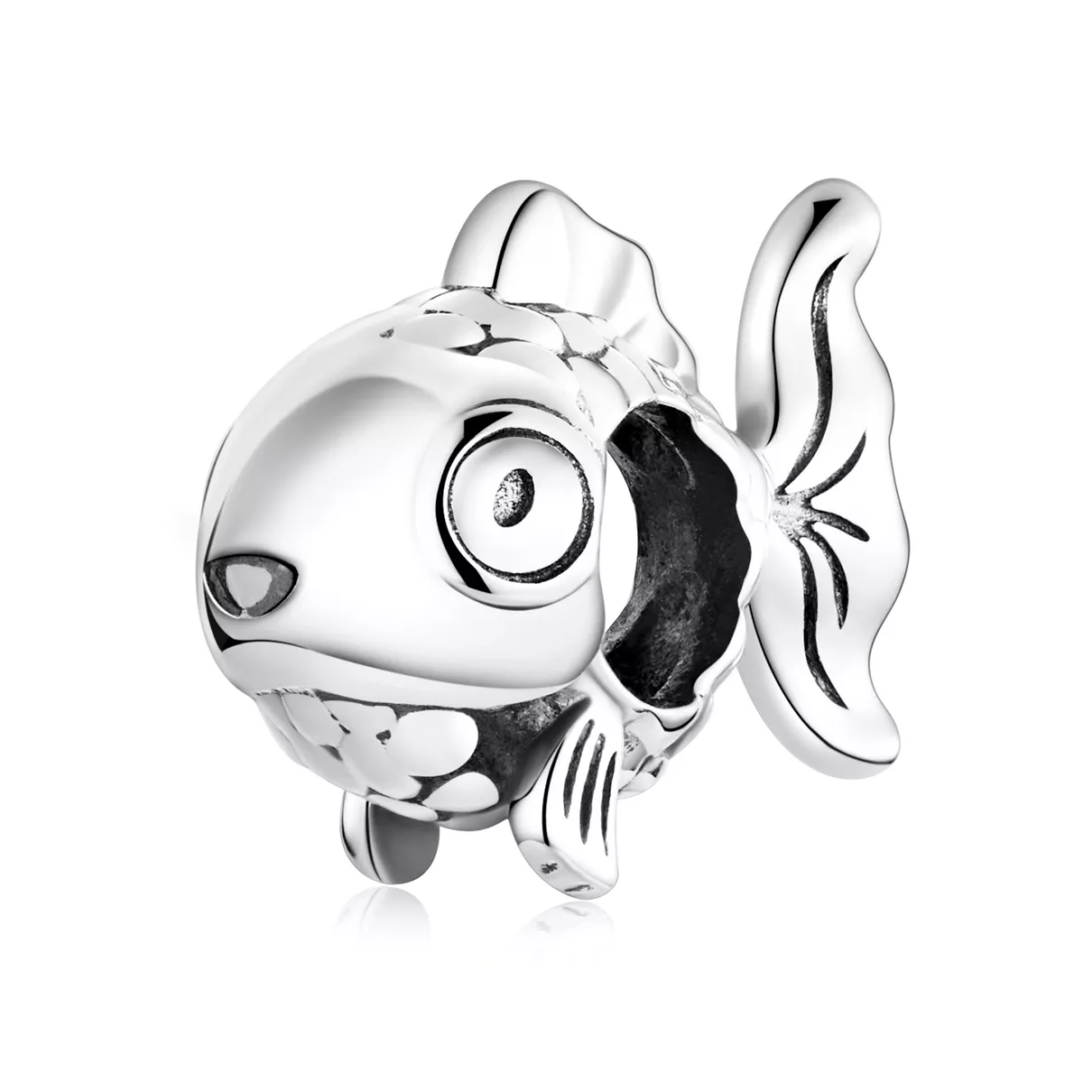 charm tipo pandora simpatico pesce rosso bsc543