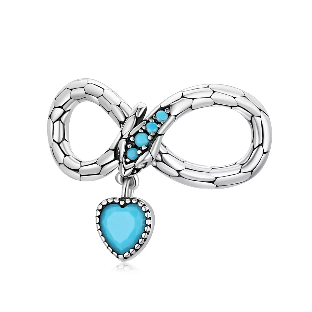 charm tipo pandora spirito serpente amore infinito scc2004