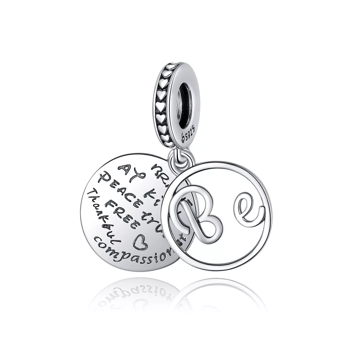 charm pendente tipo pandora auguri bsc315