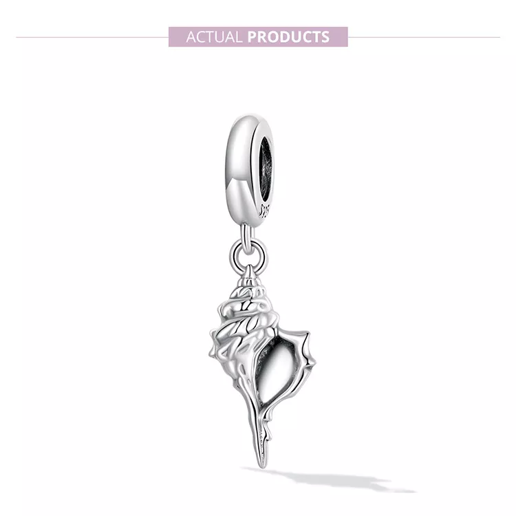 (immagine per) Charm Pendente tipo Pandora Conchiglia d'argento - SCC2235 - Visualizza 7