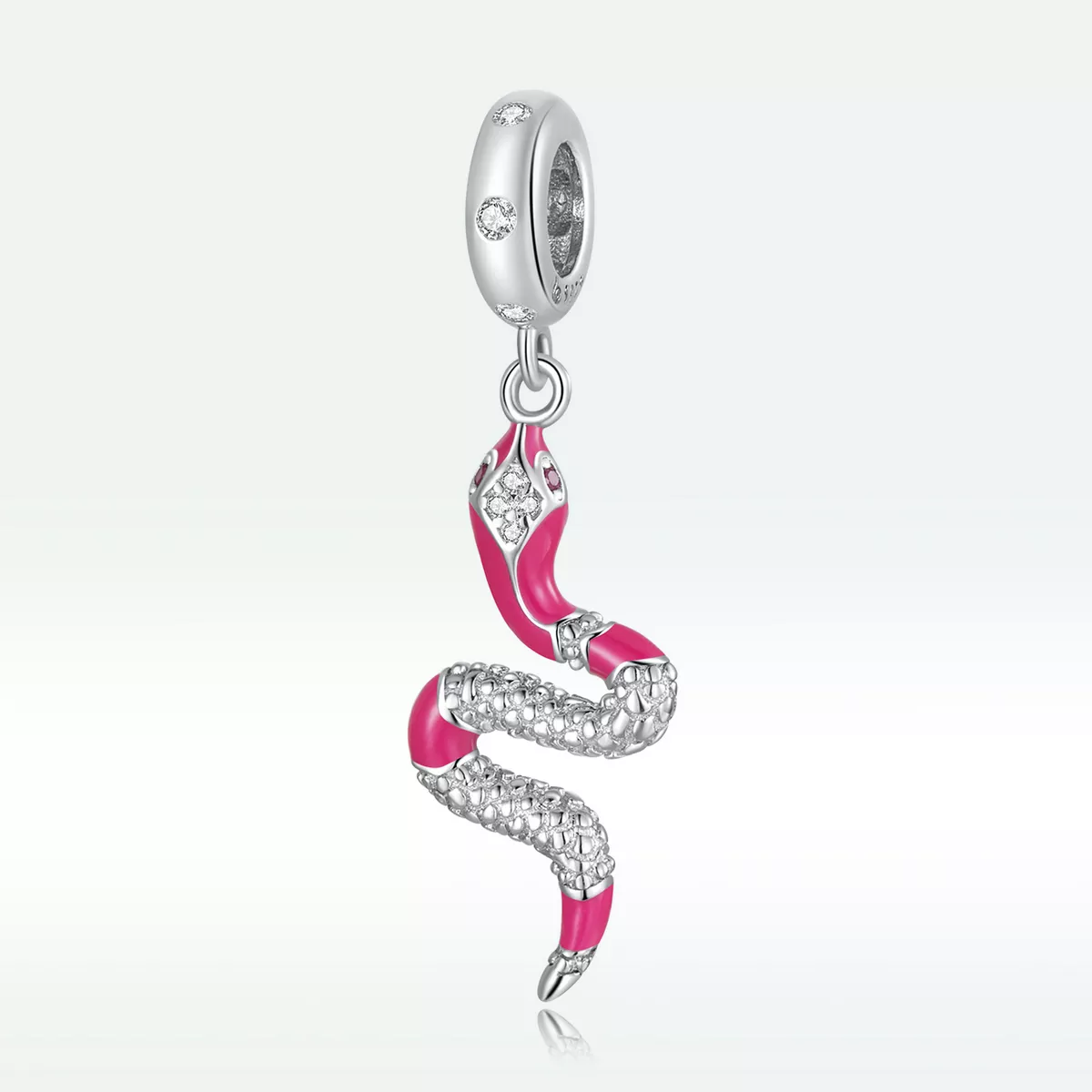 charm pendente tipo pandora delicato spirito serpente bsc577