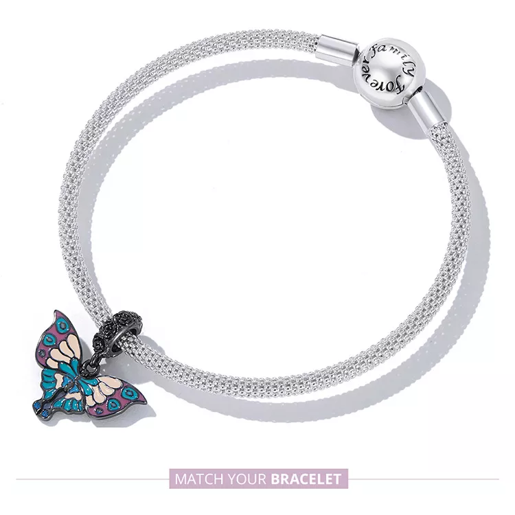 (immagine per) Charm Pendente tipo Pandora Farfalla Artistica - SCC2240 - Visualizza 8