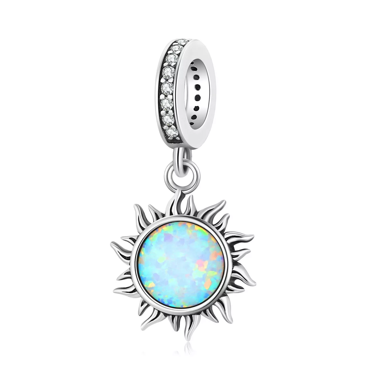 charm pendente tipo pandora opale piccolo sole scc2005