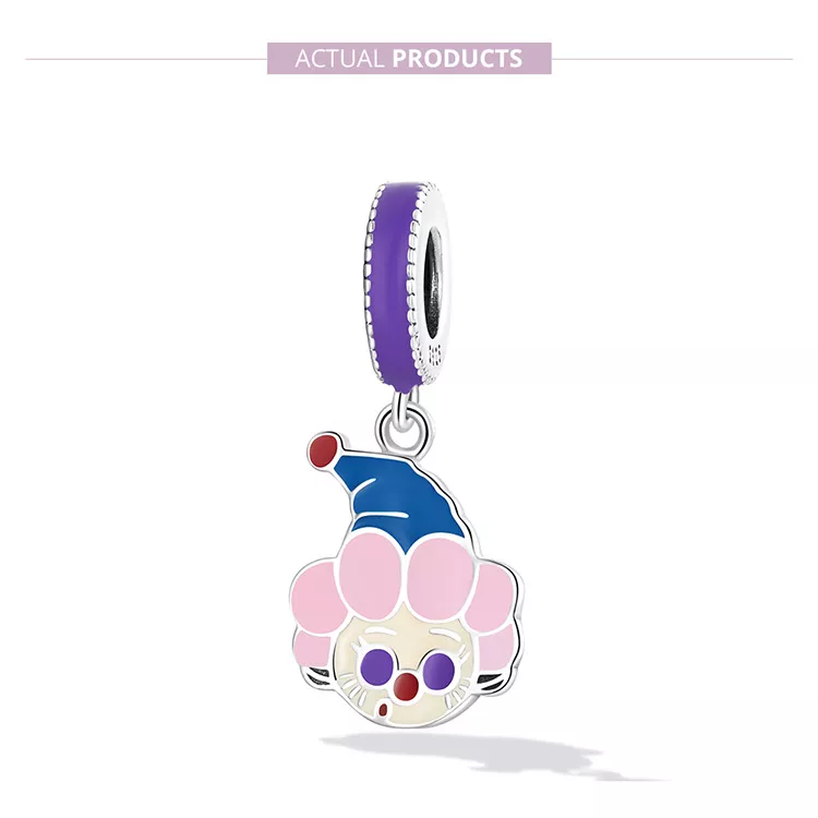 (immagine per) Charm Pendente tipo Pandora Pagliaccio carino - SCC2236 - Visualizza 7