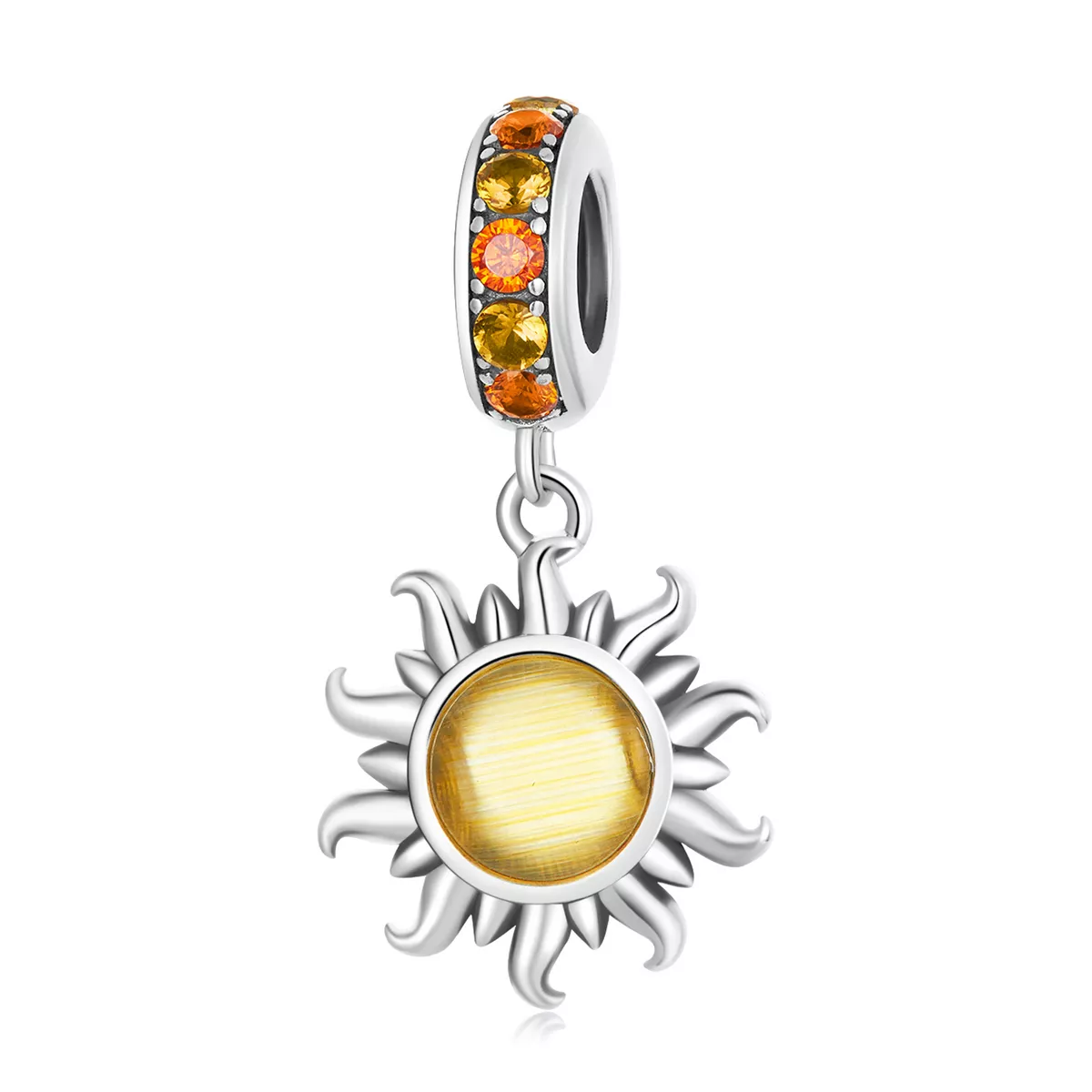 charm pendente tipo pandora piccolo sole scc2210