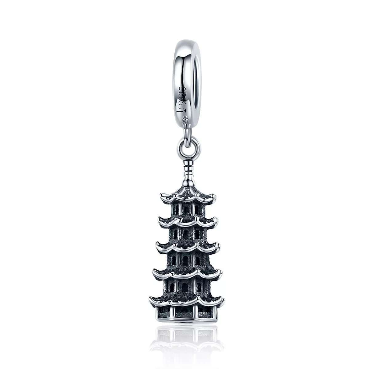 charm pendente tipo pandora torre cinese scc1544