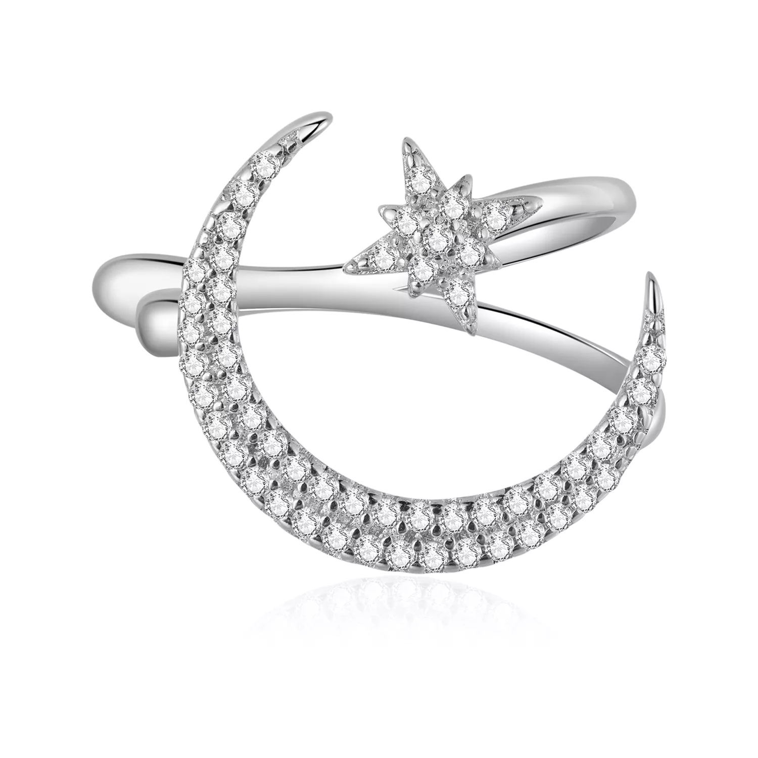 orecchio clip tipo pandora luna e stelle bse701
