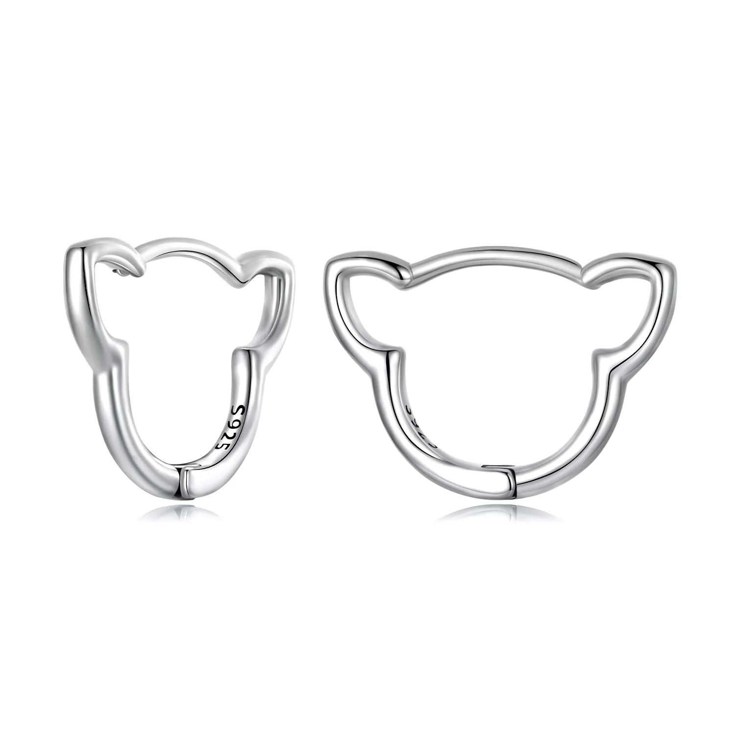 Orecchini a cerchio con occhi di gatto orecchini a cerchio in argento sterling 925 a forma di occhio di gatto orecchini pendenti a cerchio con gioielli a occhi di gatto rosa regali