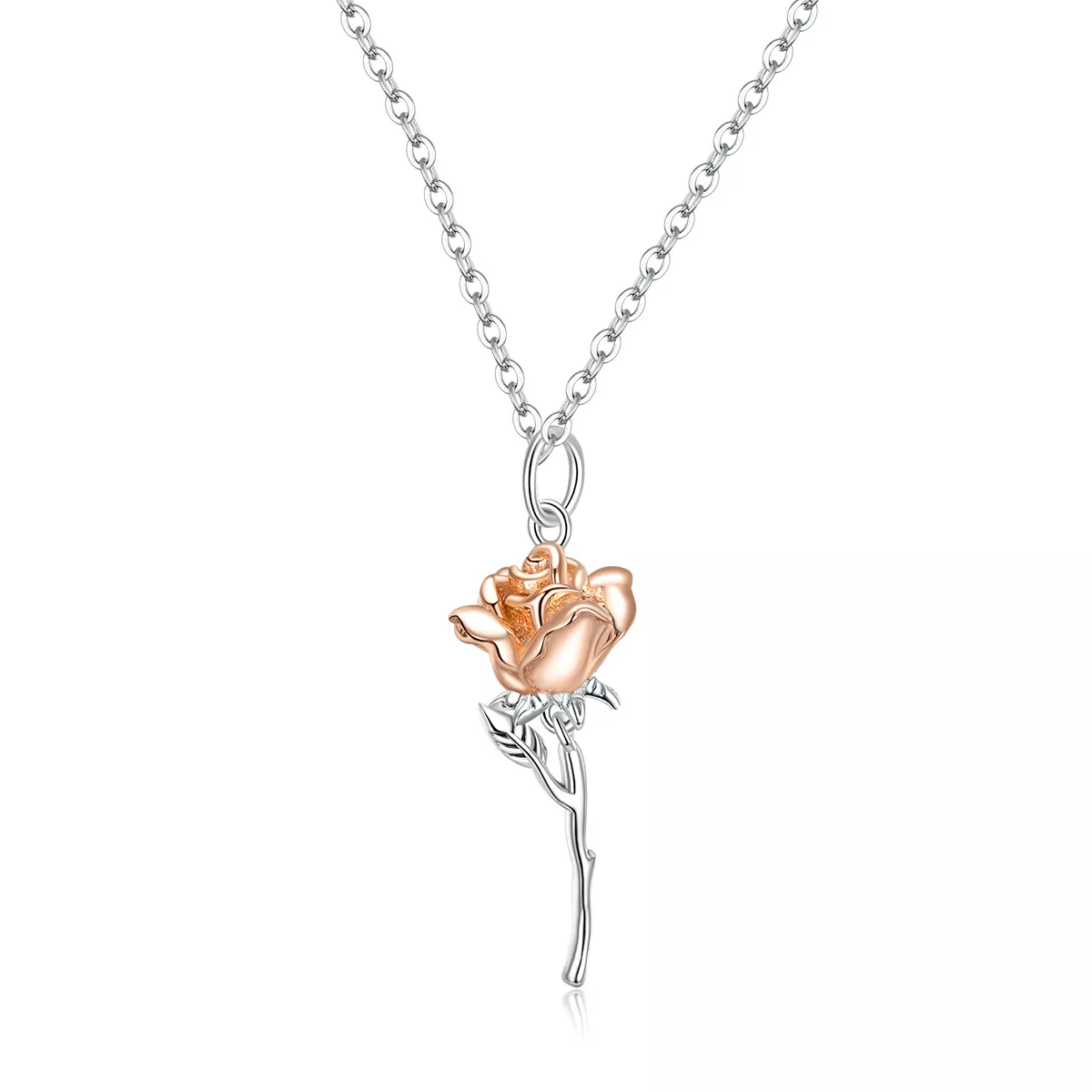 collana tipo pandora graziosa rosa bsn190