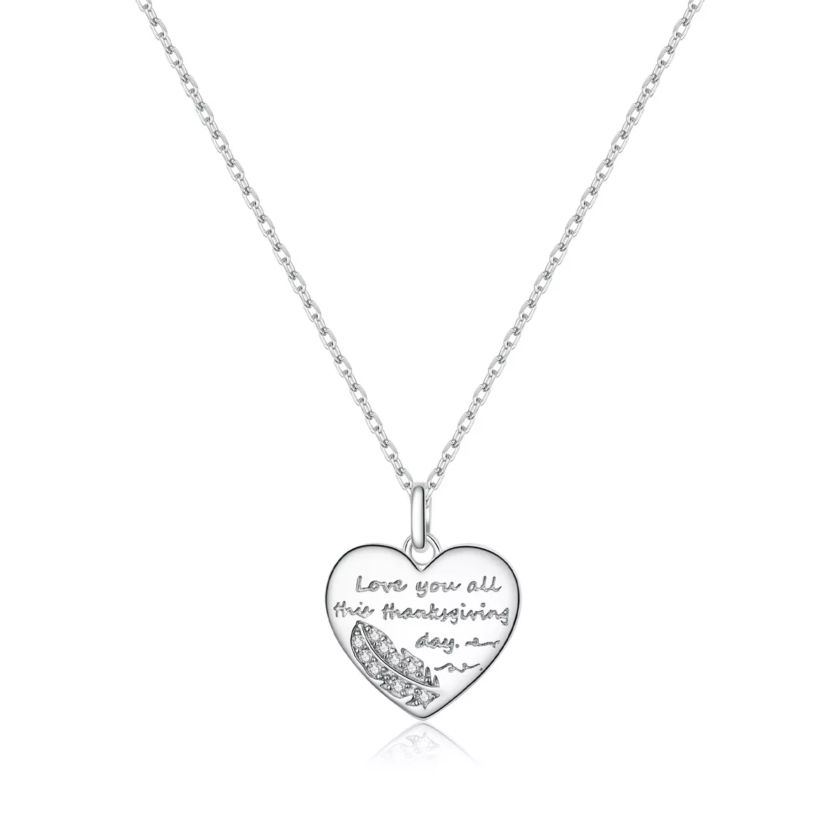 collana tipo pandora lettera d'amore bsn196