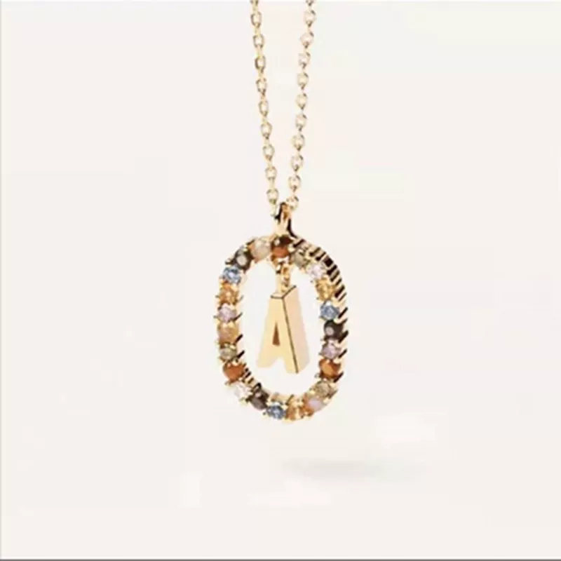 (immagine per) Collana tipo Pandora Lettera lucida A - BSN245-A - Visualizza 2