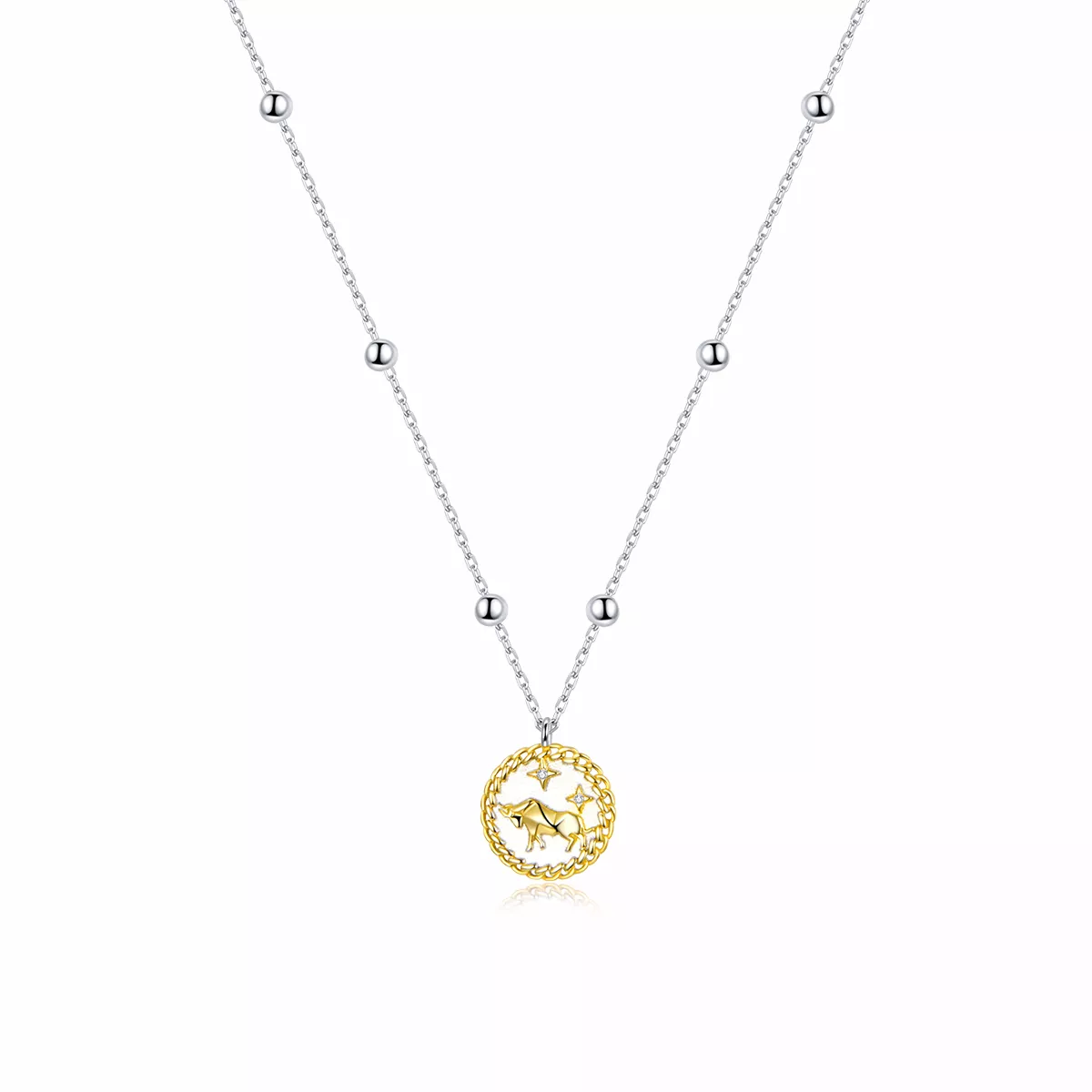 collana tipo pandora toro fortunato scn432