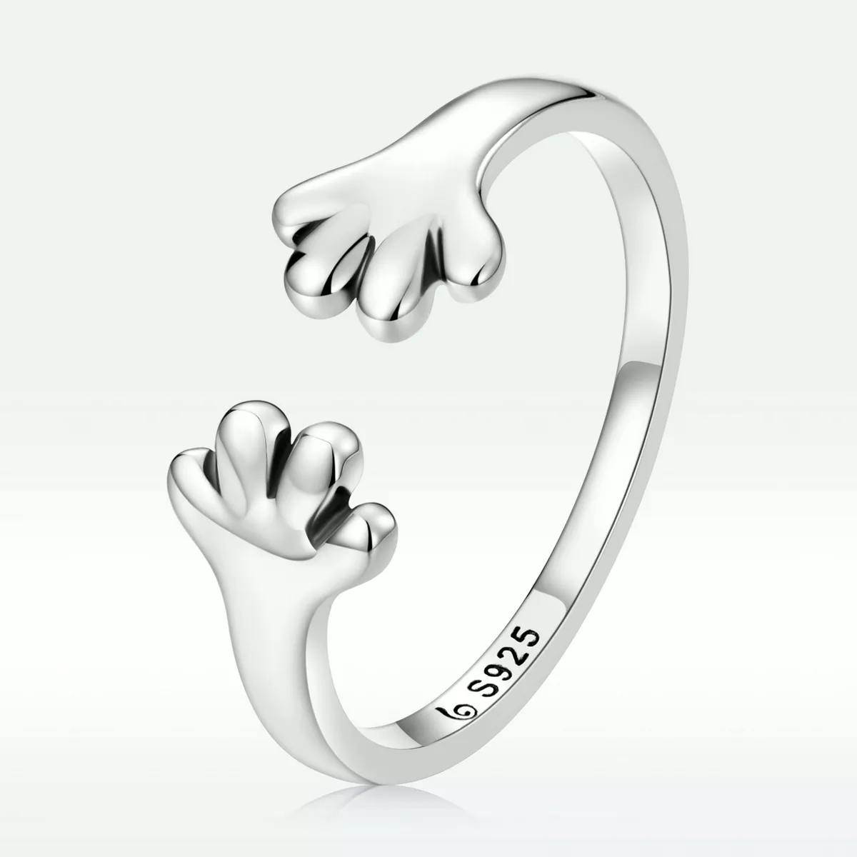 anello aperto tipo pandora cucciolo tenero bsr225