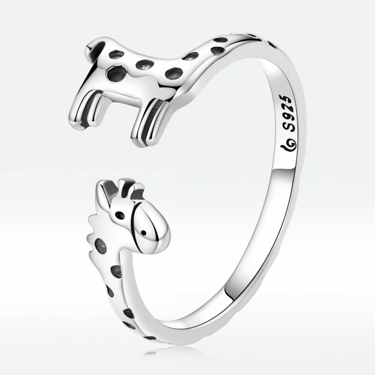 anello aperto tipo pandora giraffa bsr228