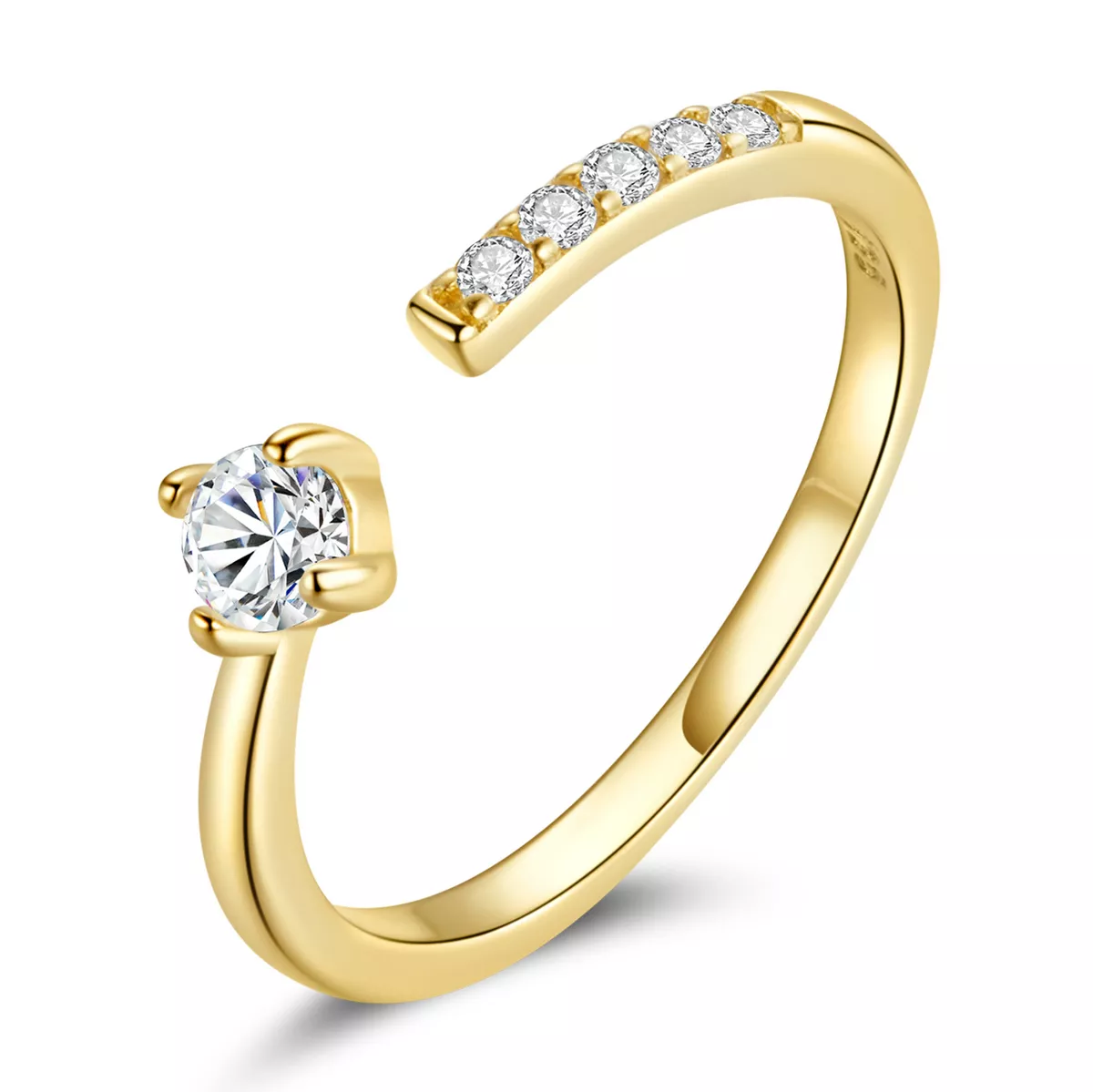 anello aperto tipo pandora semplicità francese bsr203