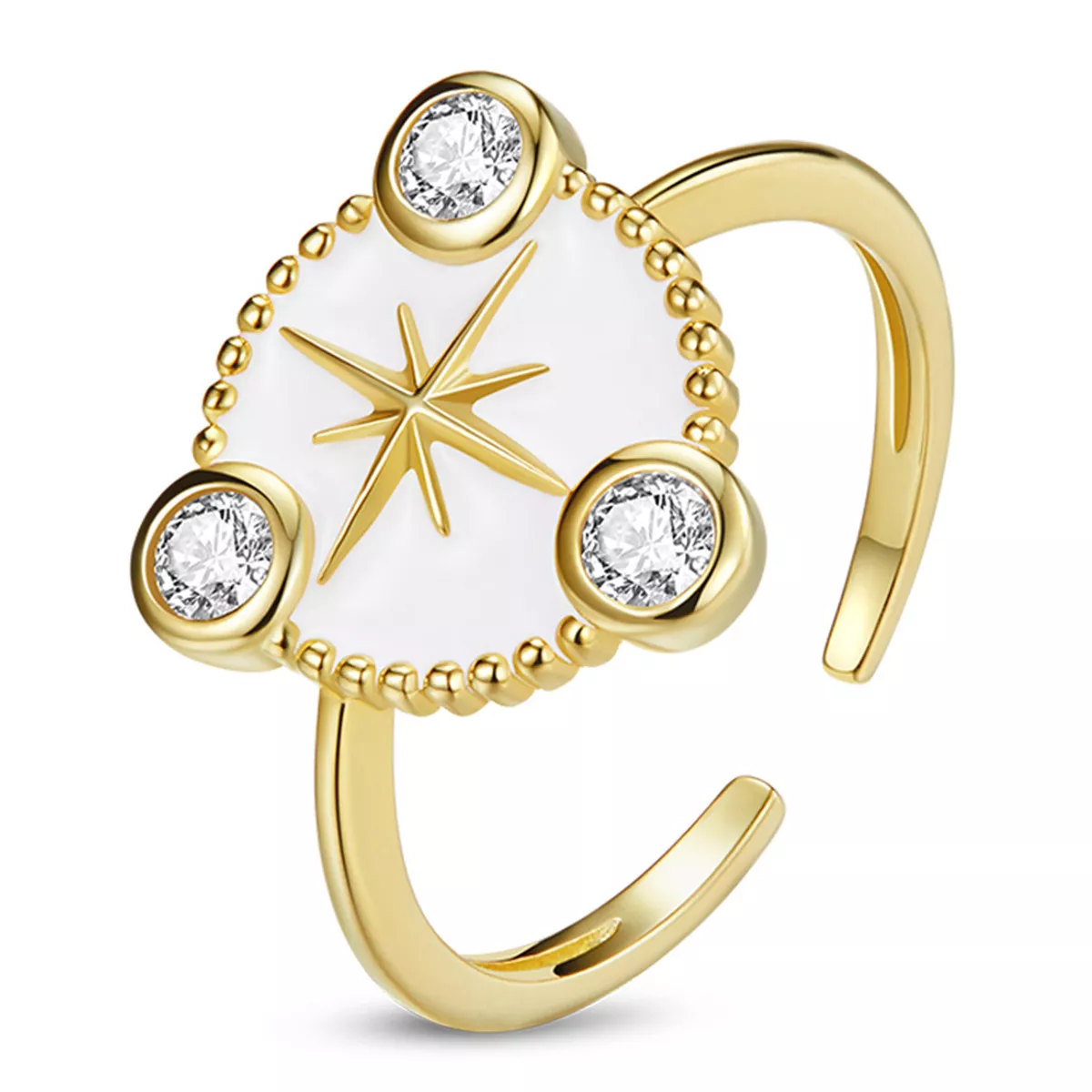 anello aperto tipo pandora stella della personalità scr733