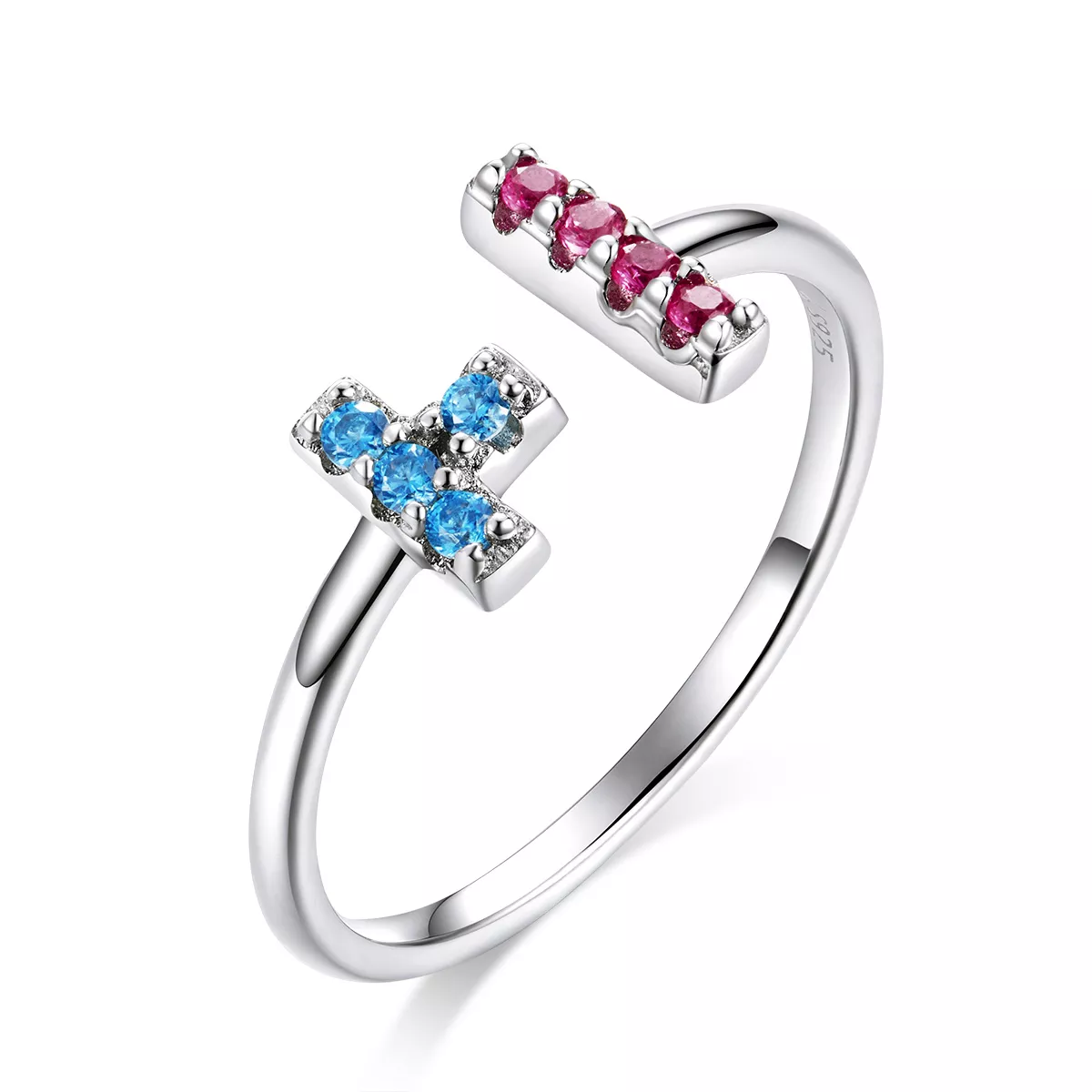 anello aperto tipo pandora tetris bsr114
