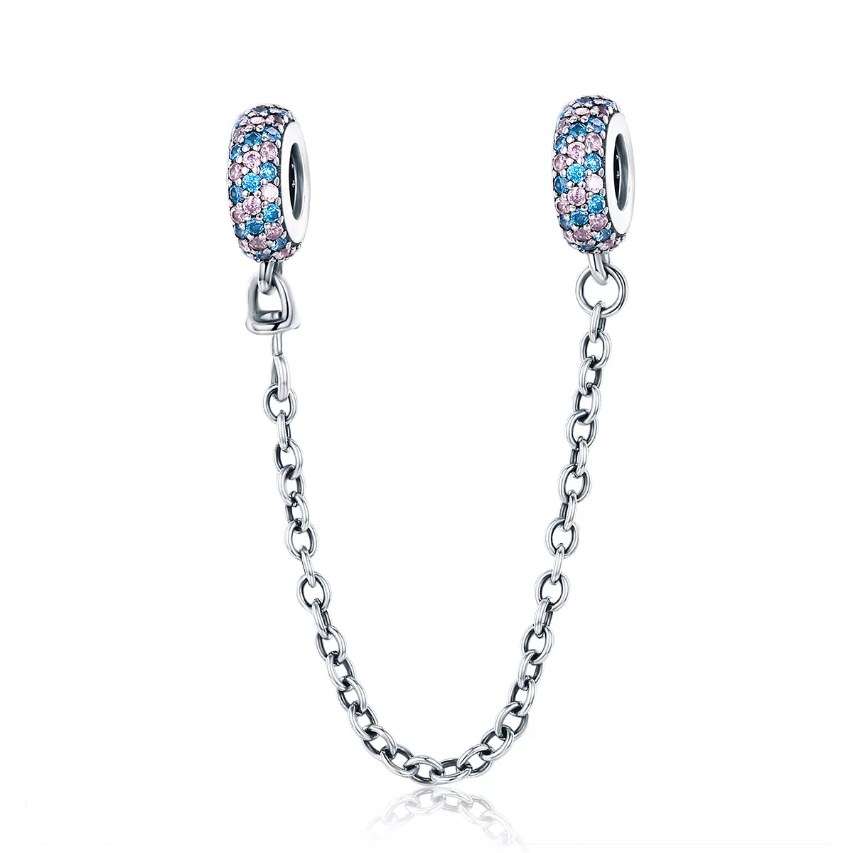 catena di sicurezza tipo pandora rosa blu miracolo scc379