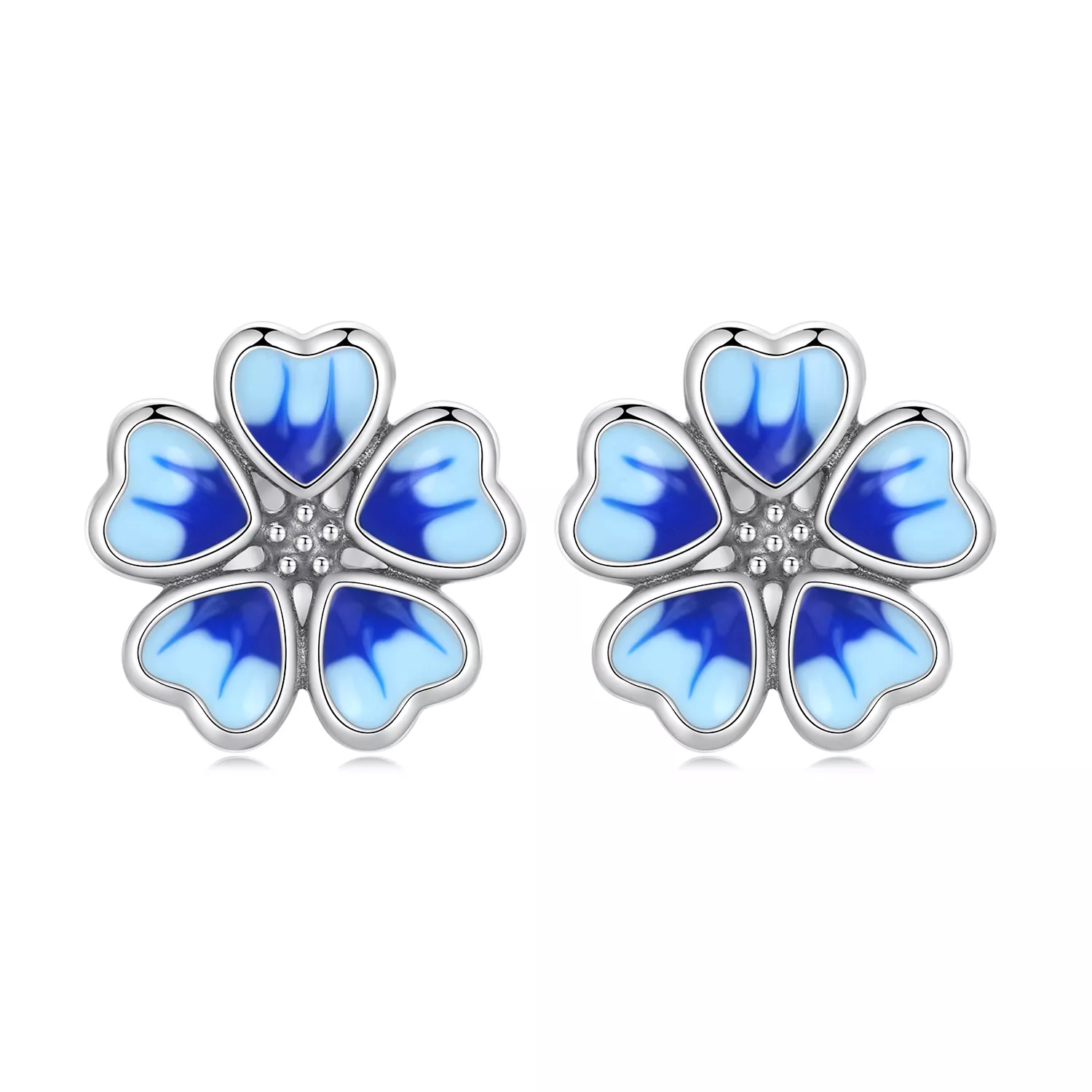orecchini a lobo tipo pandora fiori sce1513