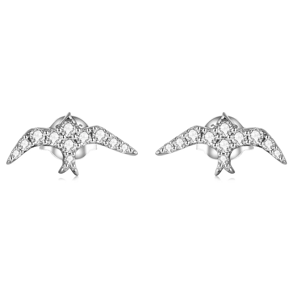 orecchini a lobo tipo pandora mini rondine bse594