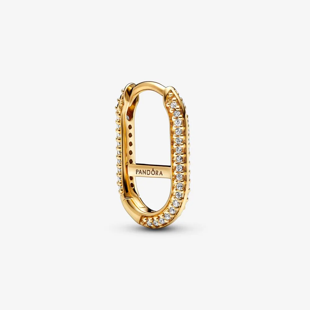 orecchino a link pavé pandora me 269682c01