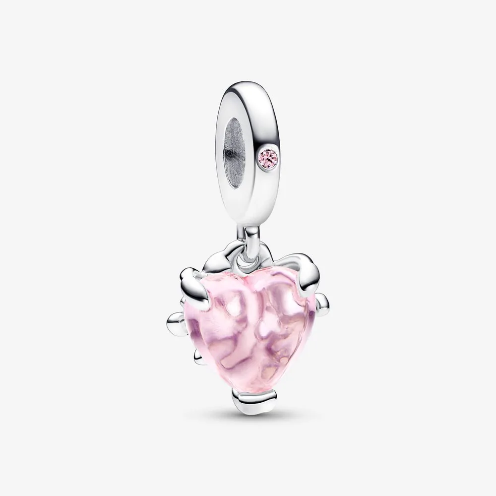 pandora albero genealogico rosa e ciondolo a cuore 792654c01