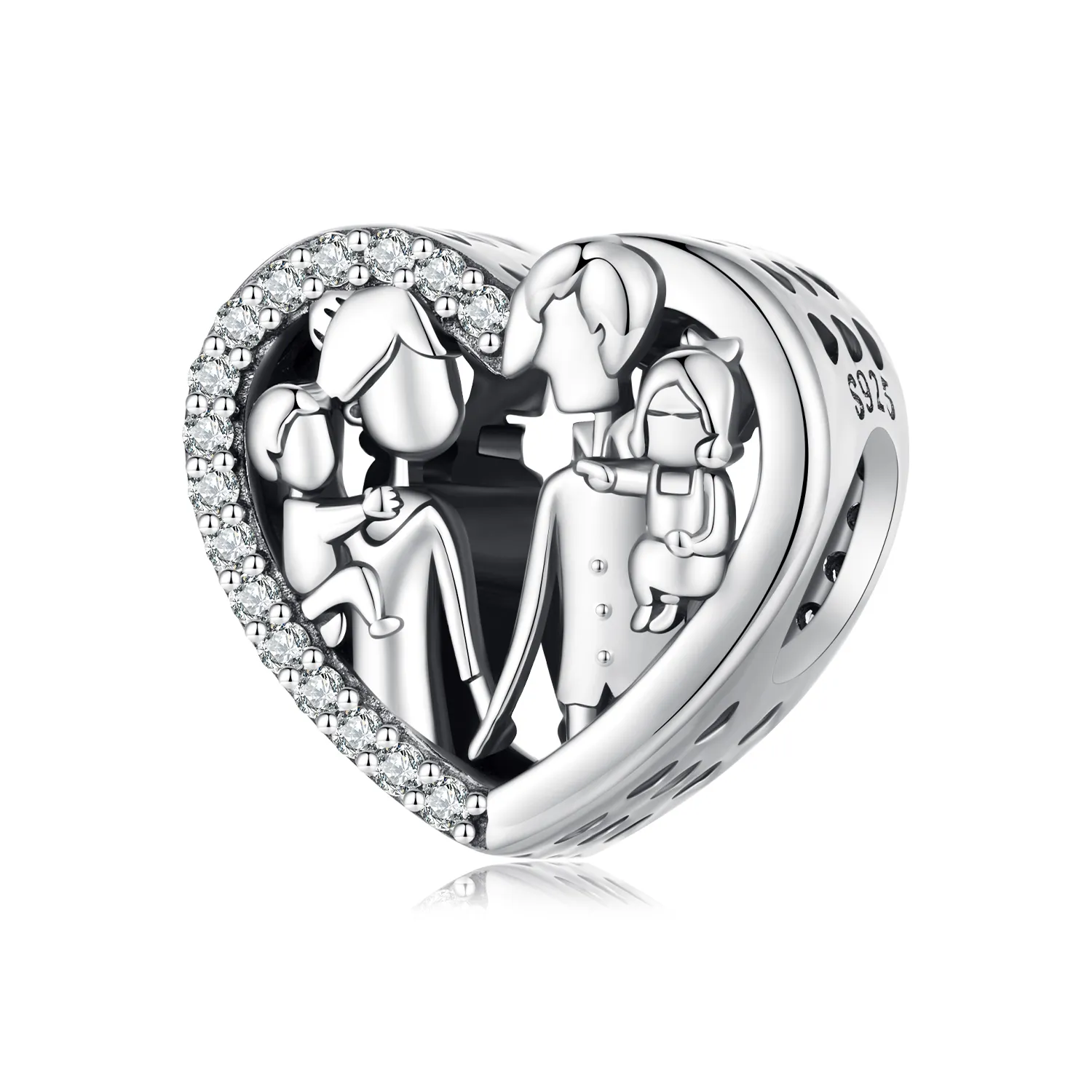 ciondolo famiglia stile pandora scc2514