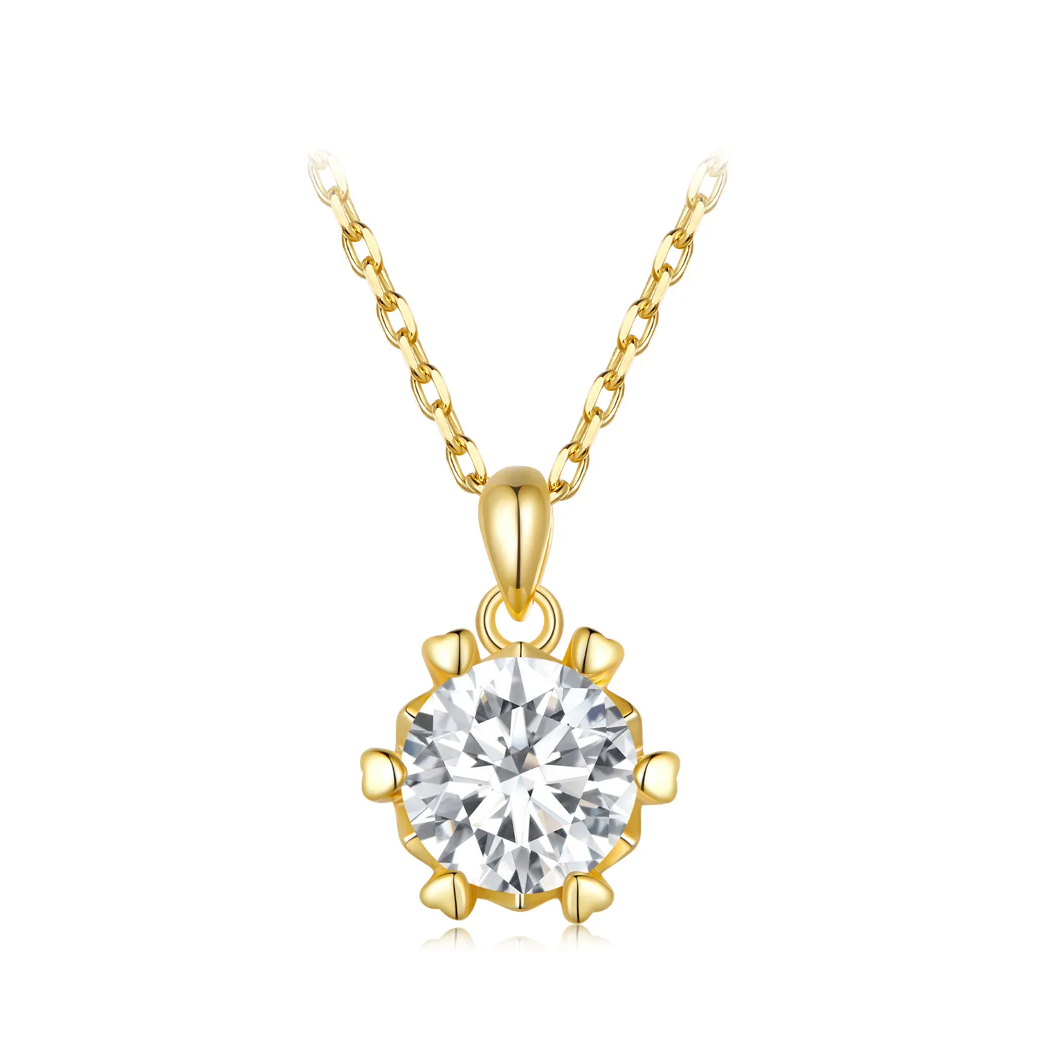 collana stile pandora con lussuoso moissanite msn006 b