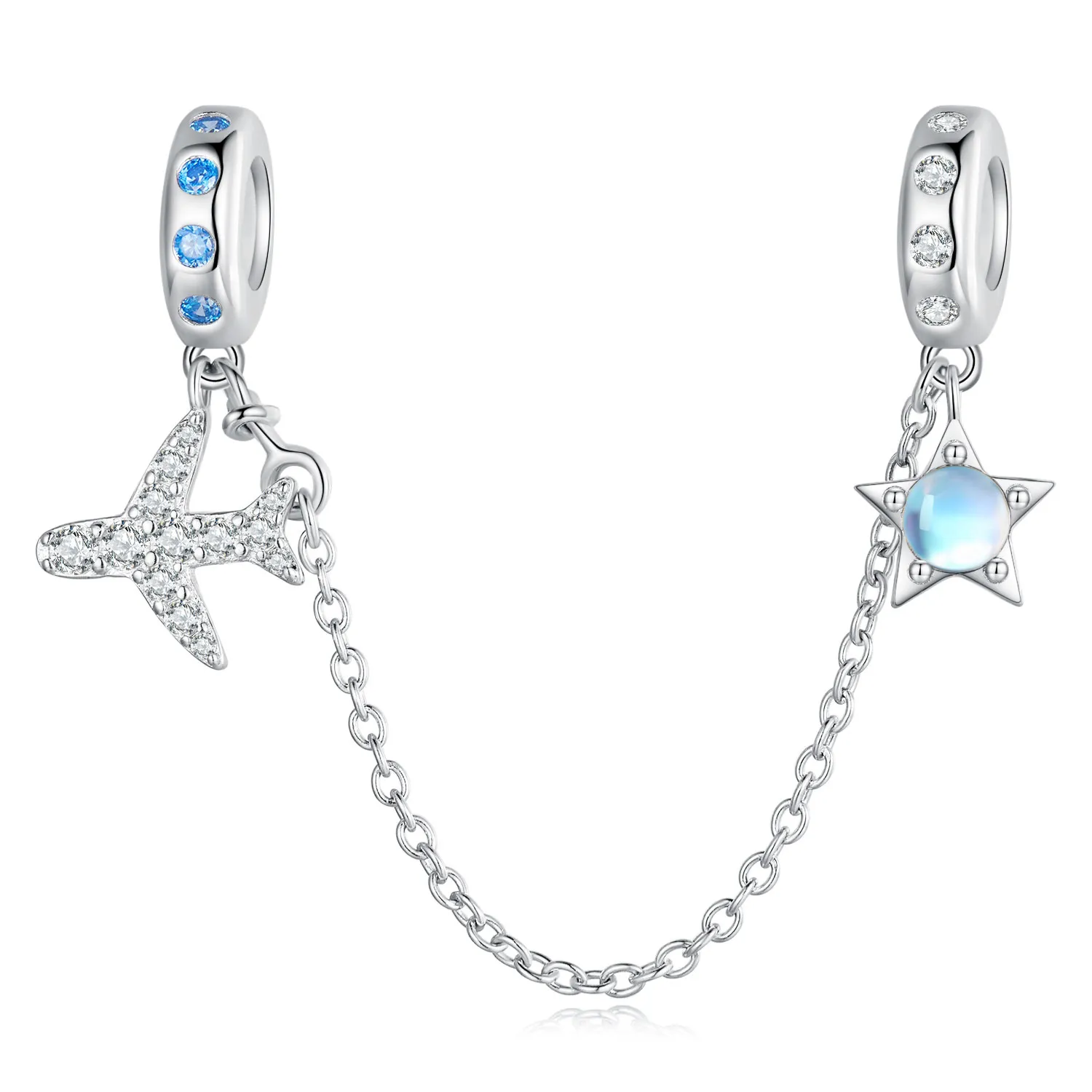 catena di sicurezza stile pandora con stelle e galassia bsc738