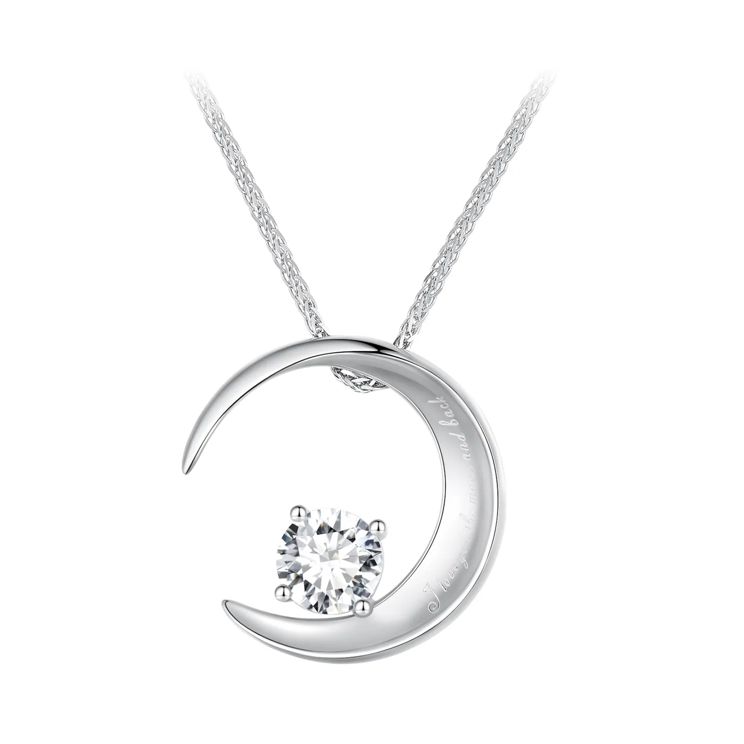 collana a luna in stile pandora bsn311
