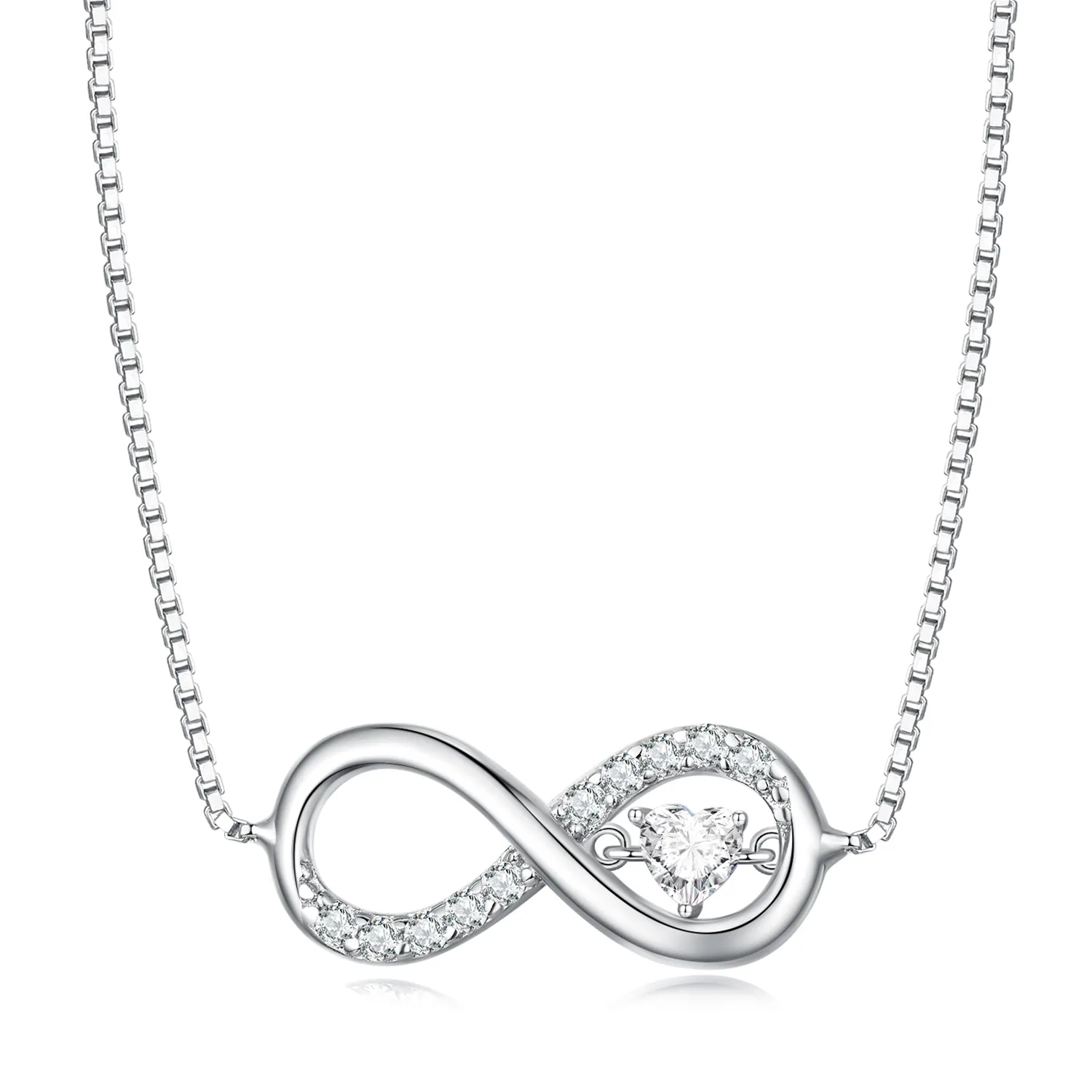 collana stile pandora con simbolo dellinfinito bsn276