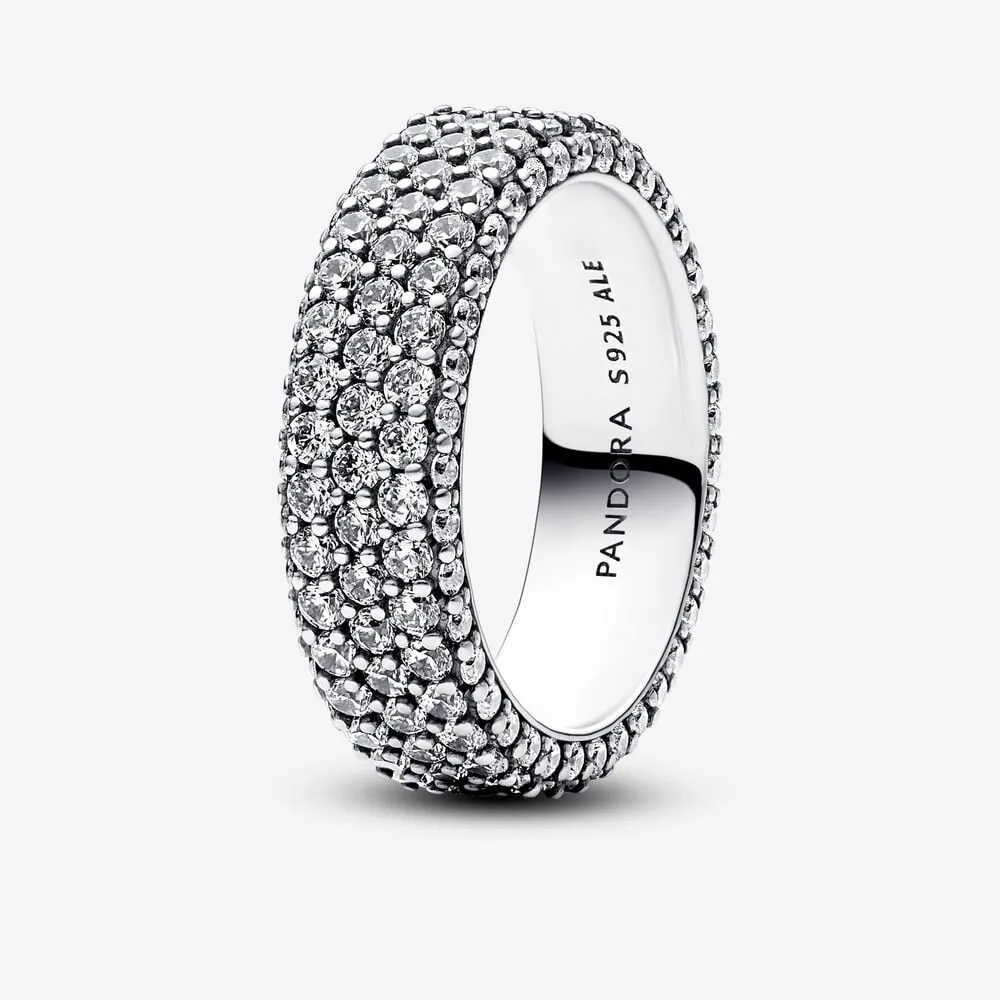 anello triplo pandora timeless pavé 192634c01