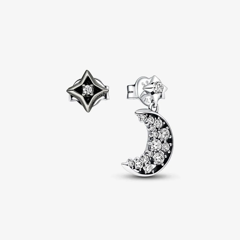 Anello Pandora Moon in argento sterling con zirconia cubica trasparente - 192783C01