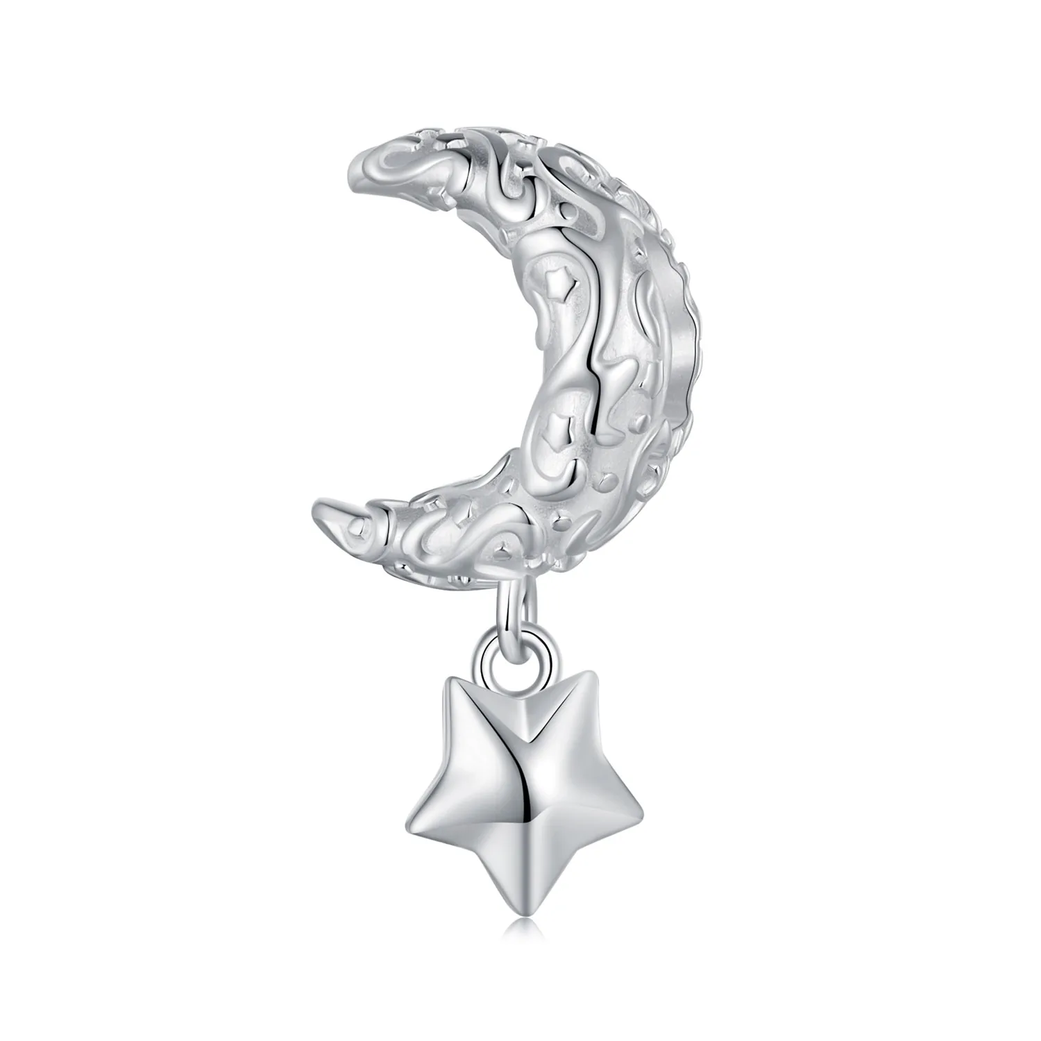 charm a forma di luna nello stile di pandora scc2619