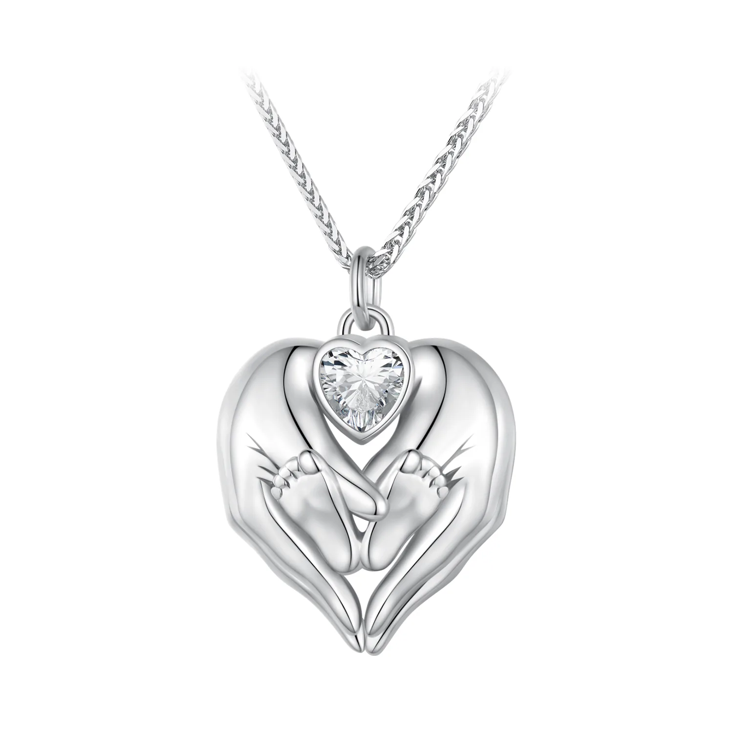 collana a forma di piedino stile pandora scn497