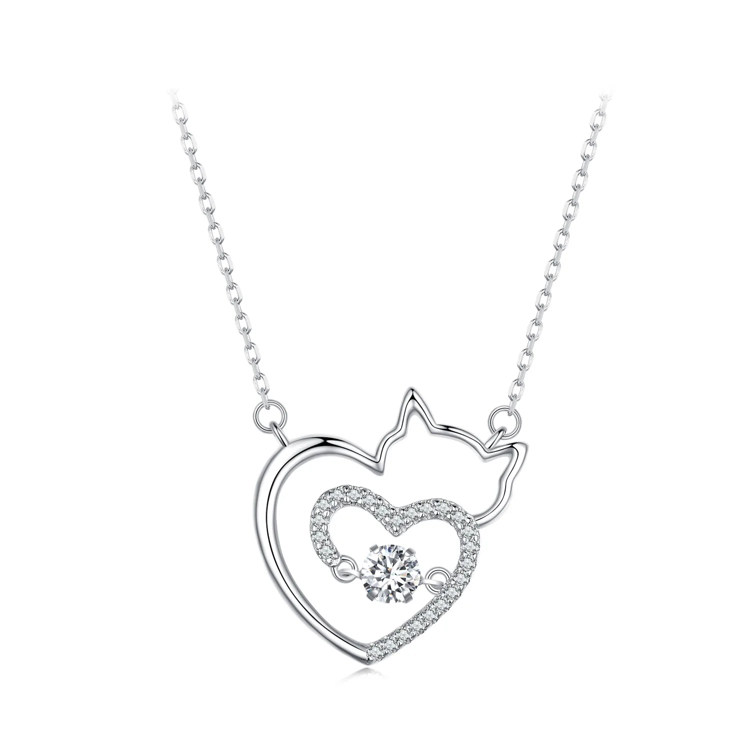 collana intelligente a forma di gatto stile pandora scn503