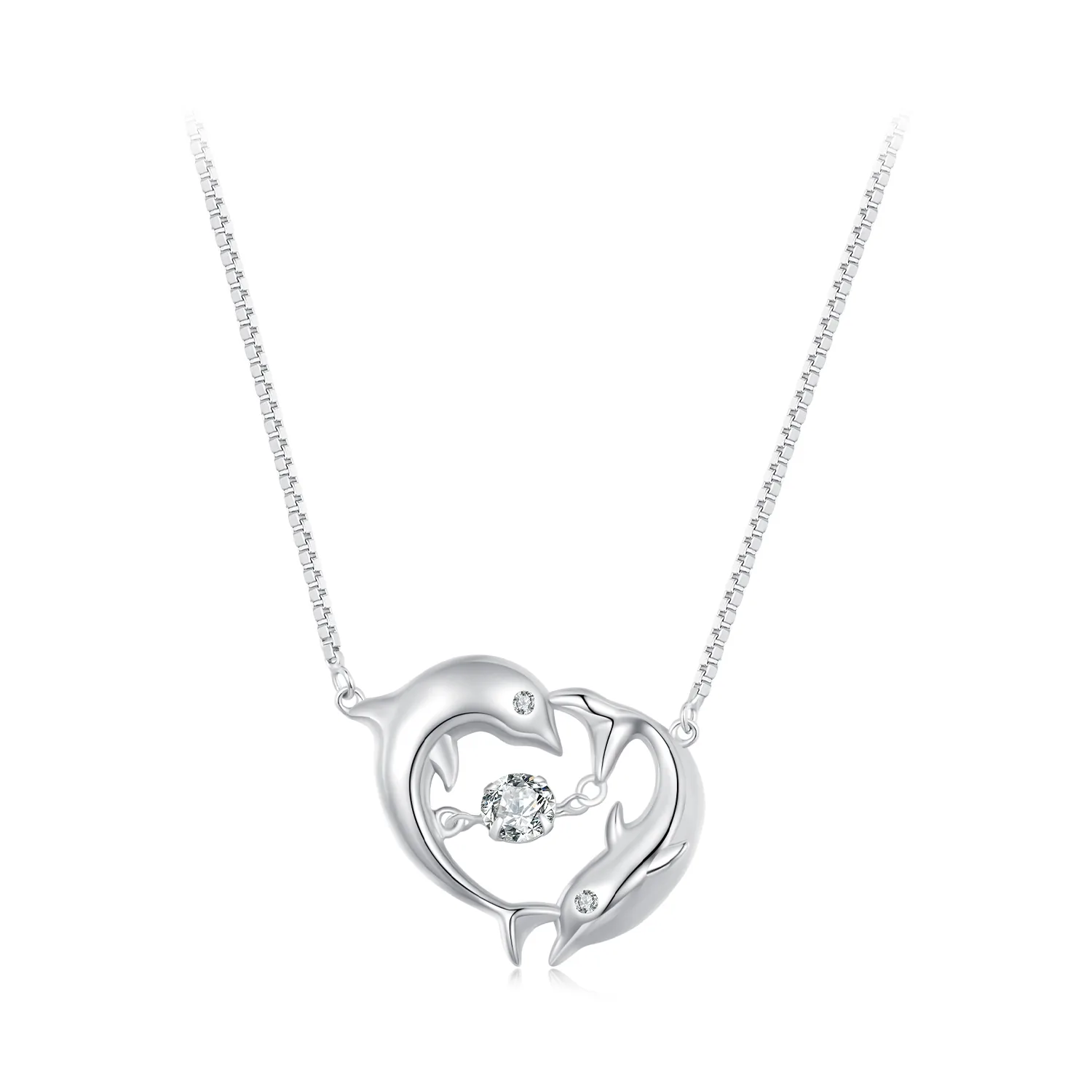 collana smart stile pandora con delfino bsn340