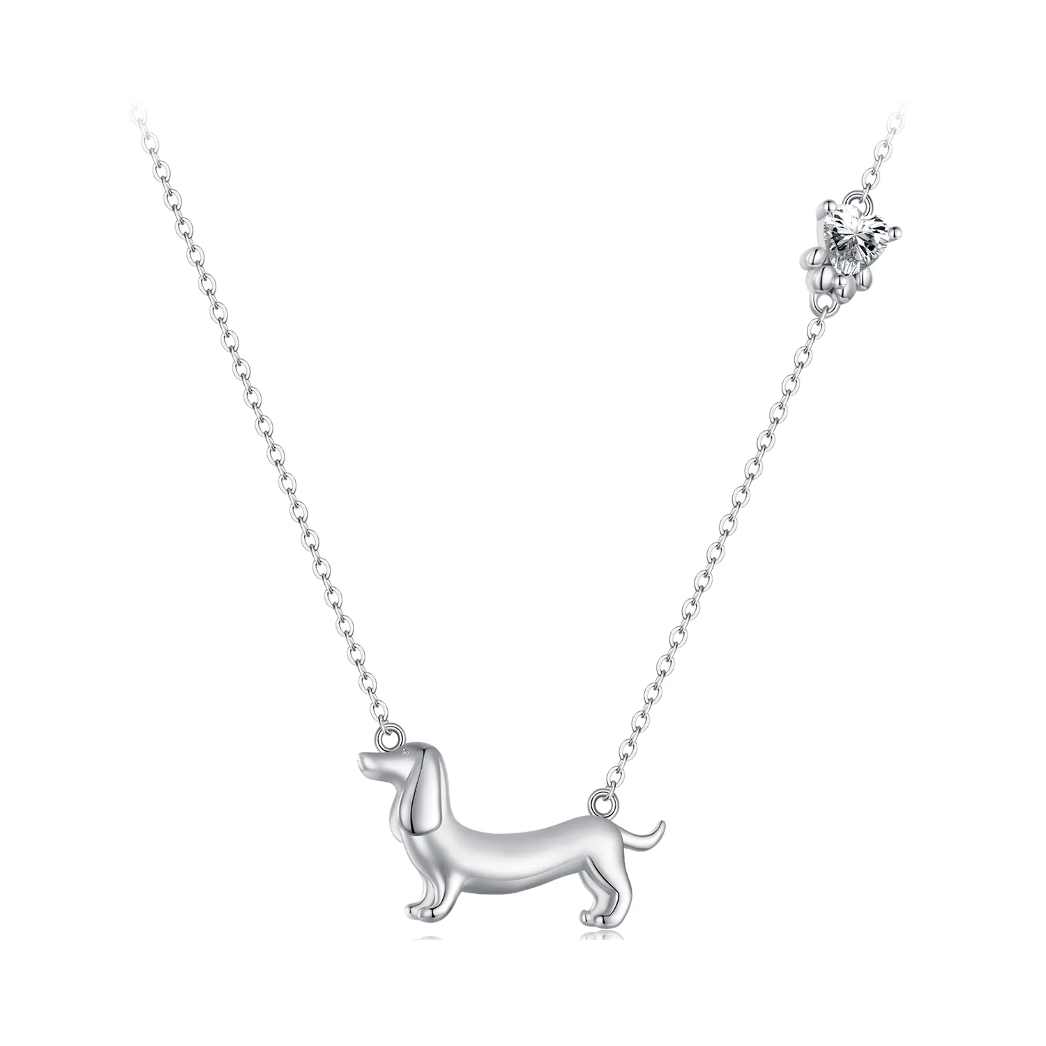 collana stile pandora con bassotto scn501