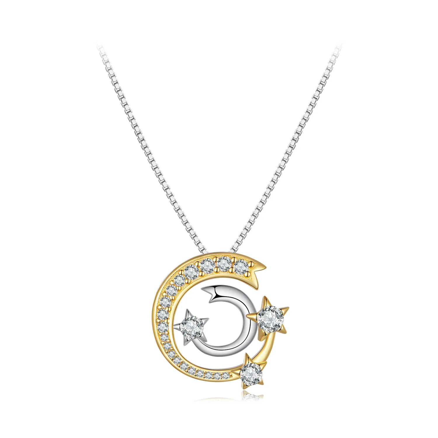 collana stile pandora con meteorite bsn350