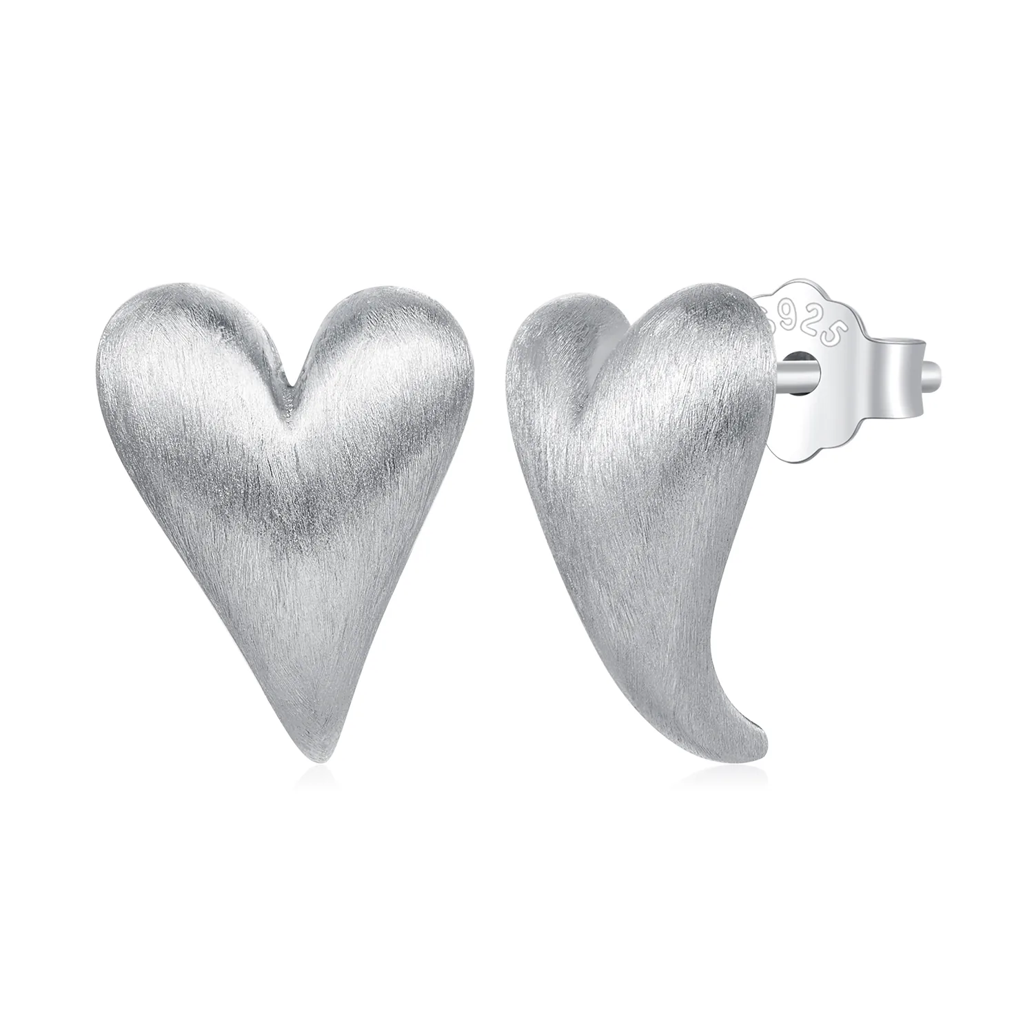 orecchini a forma di cuore in stile pandora bse916