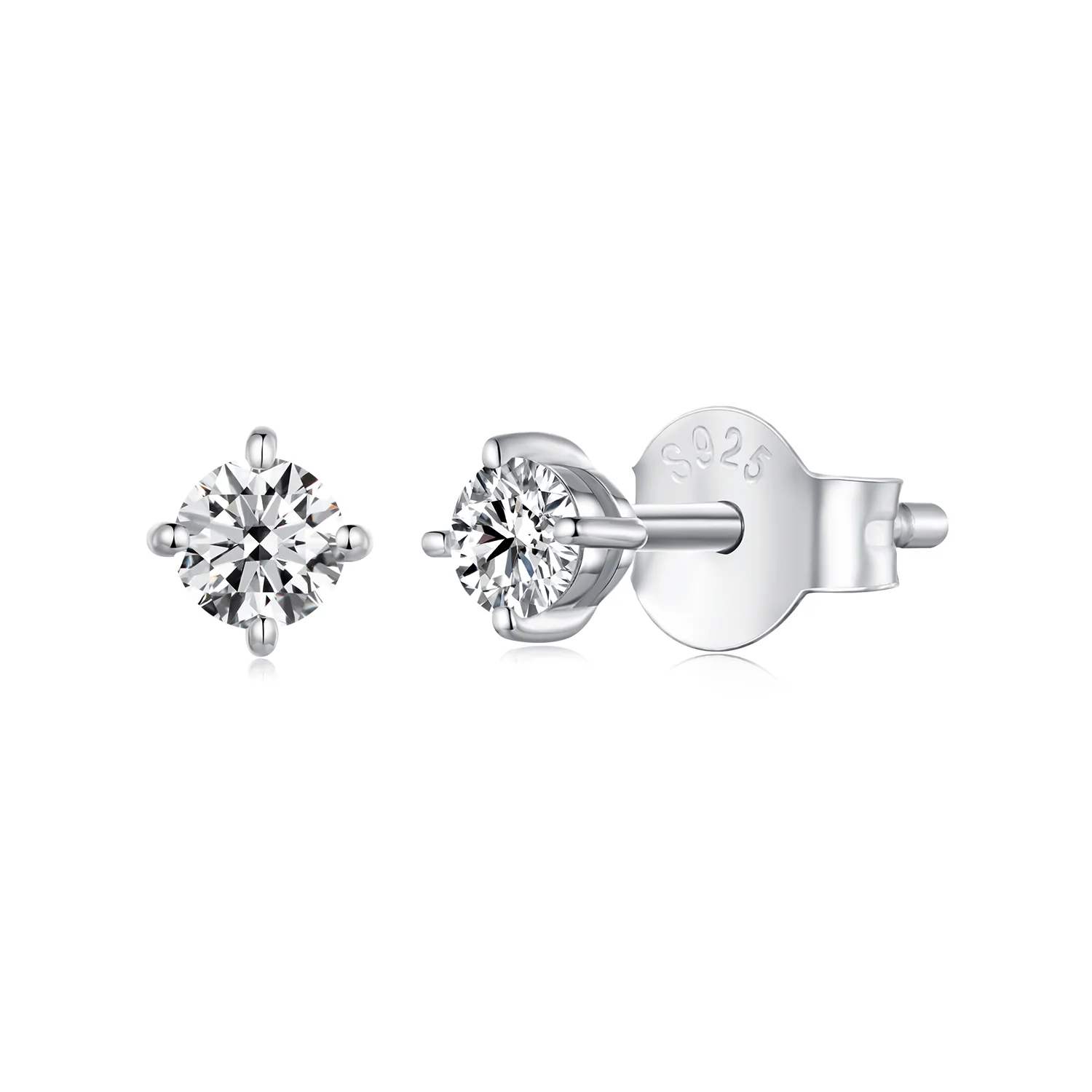Orecchini A Perno In Argento Sterling 925 Con Motivo Sole E Luna – Gioiello Simbolo, Unisex, Piccolo Formato