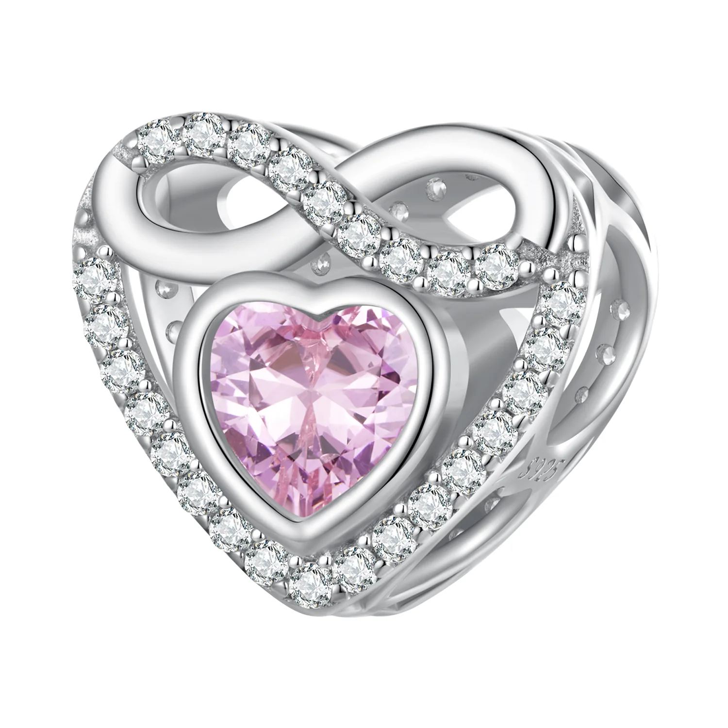 pandora stile ciondolo cuore eterno bsc826