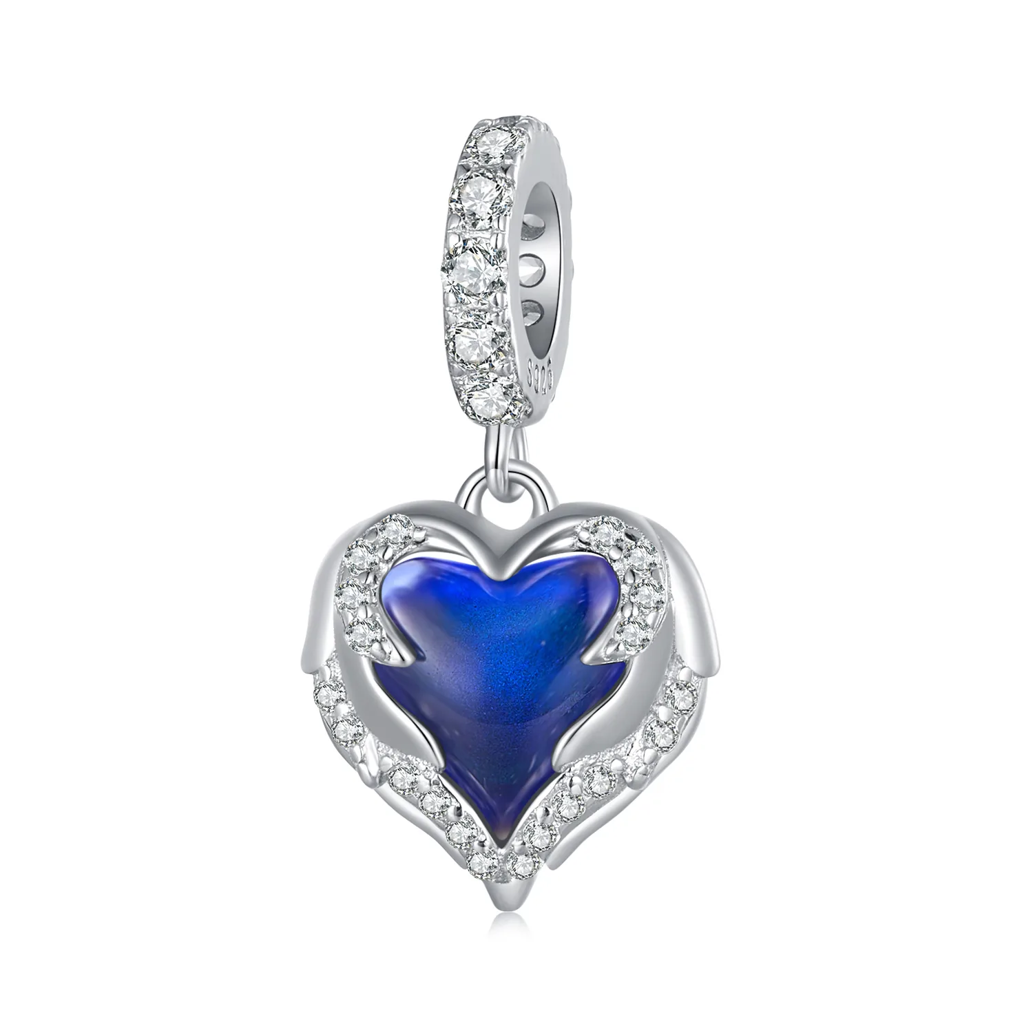 pandora stile ciondolo cuore protettore bsc900